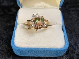 14K CUSTOM LADIES GOLD RING SET