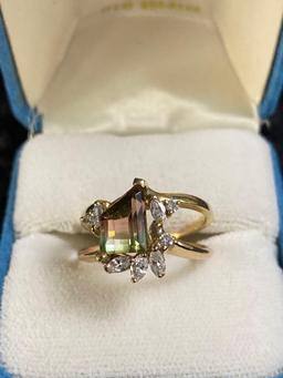 14K CUSTOM LADIES GOLD RING SET