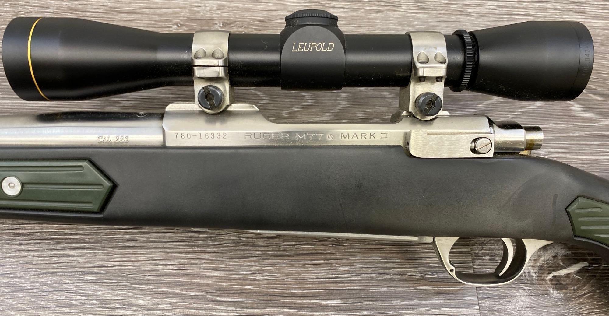 RUGER M77 .223 BOLT ACTION RIFLE