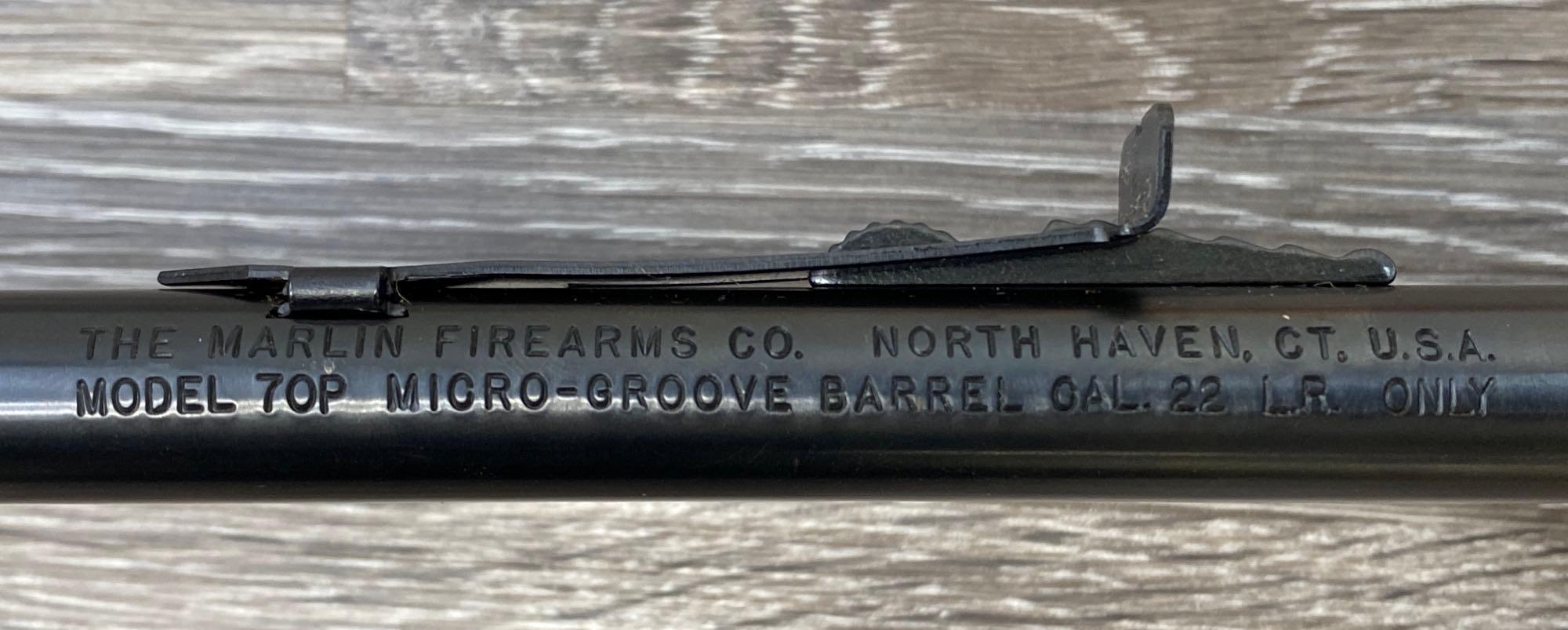 MARLIN 70P .22LR SEMIAUTO RIFLE