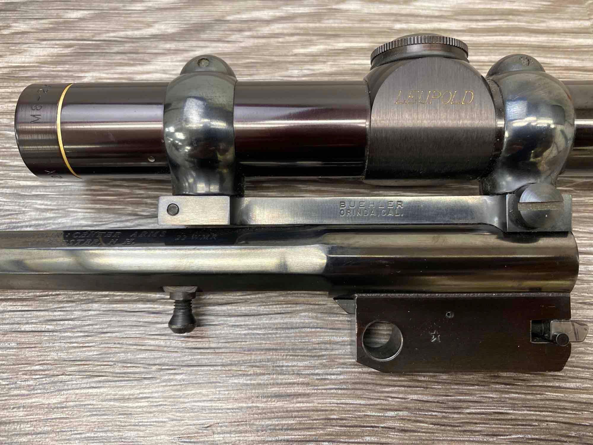 THOMPSON CENTER CONTENDER BARREL .22 WMR CAL. W/ LEUPOLD SCOPE