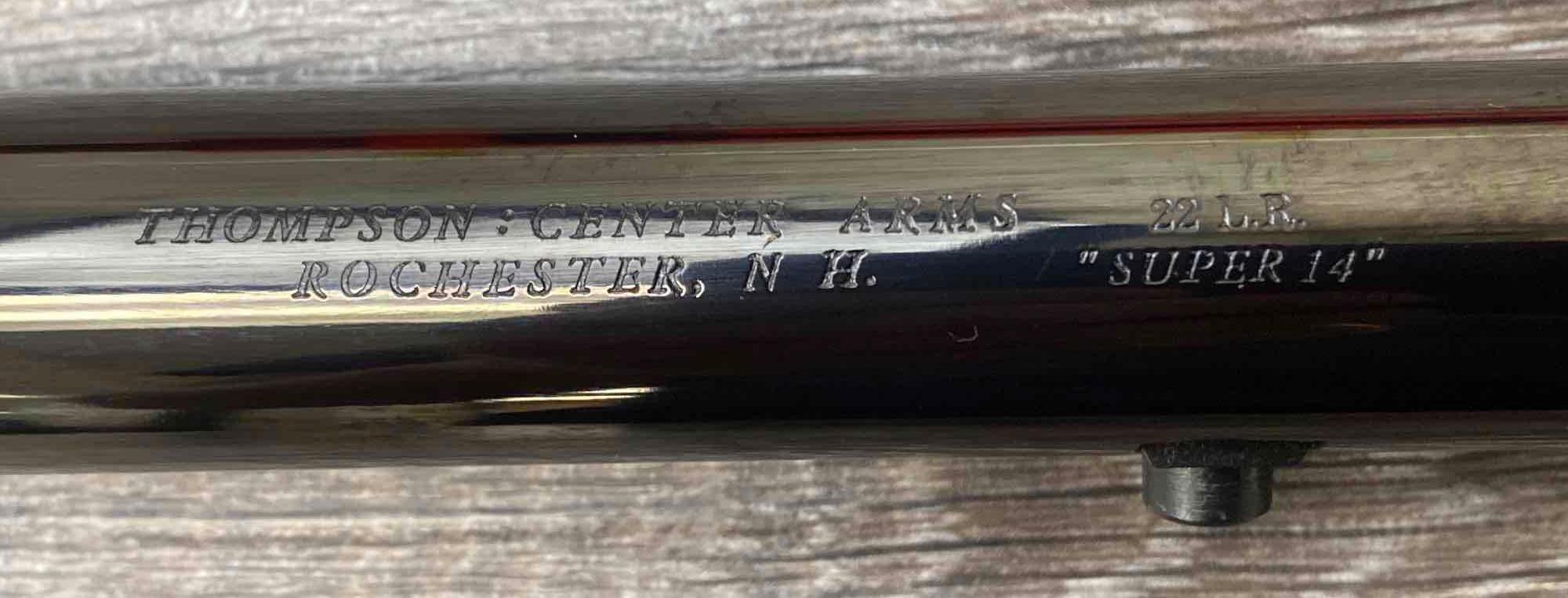 THOMPSON CENTER CONTENDER SUPER 14 BARREL .22 LR CAL.