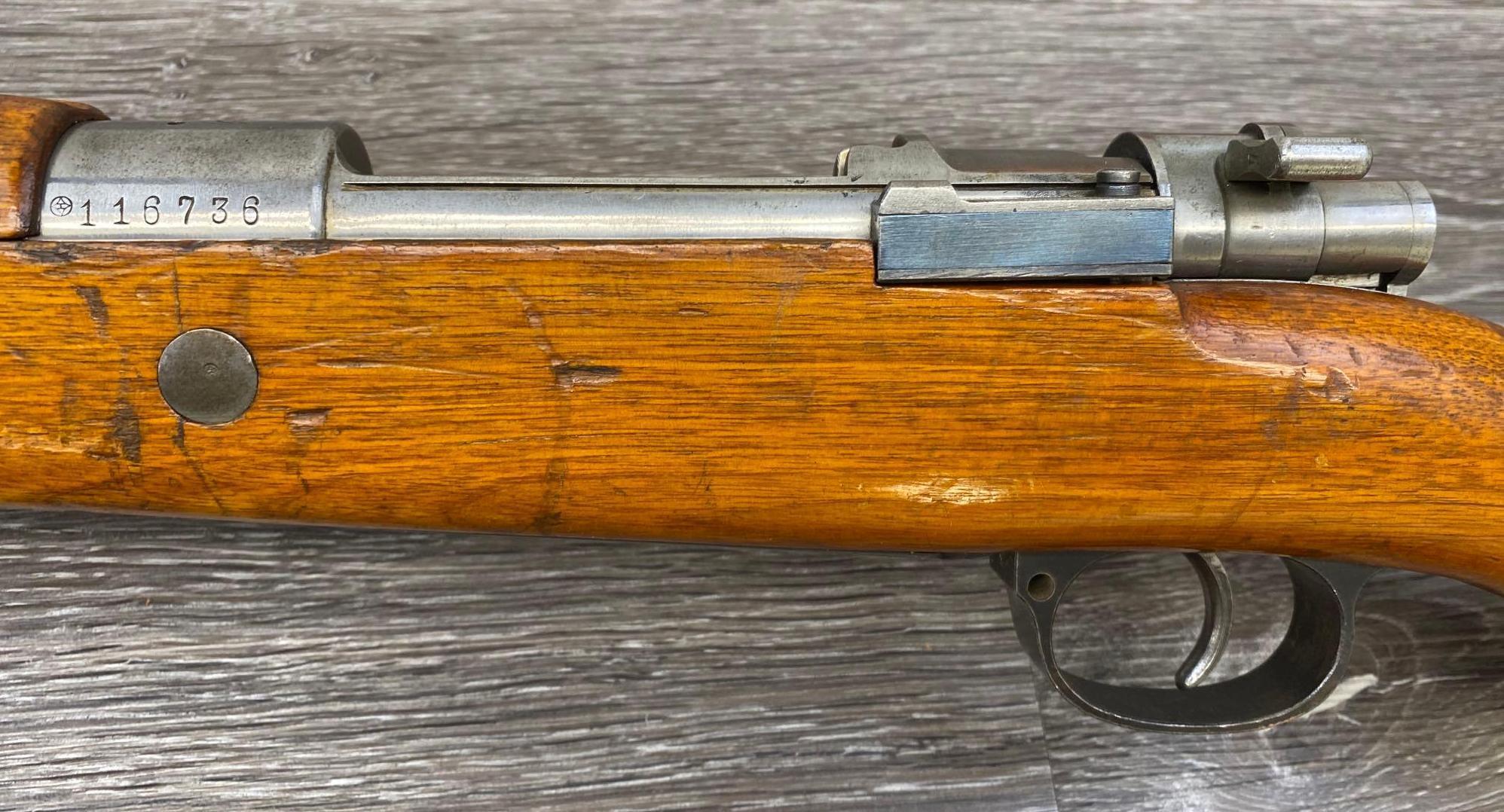 MANCHURIAN MUKDEN ARSENAL LIAO TYPE 13 MAUSER 8MM BOLT ACTION RIFLE
