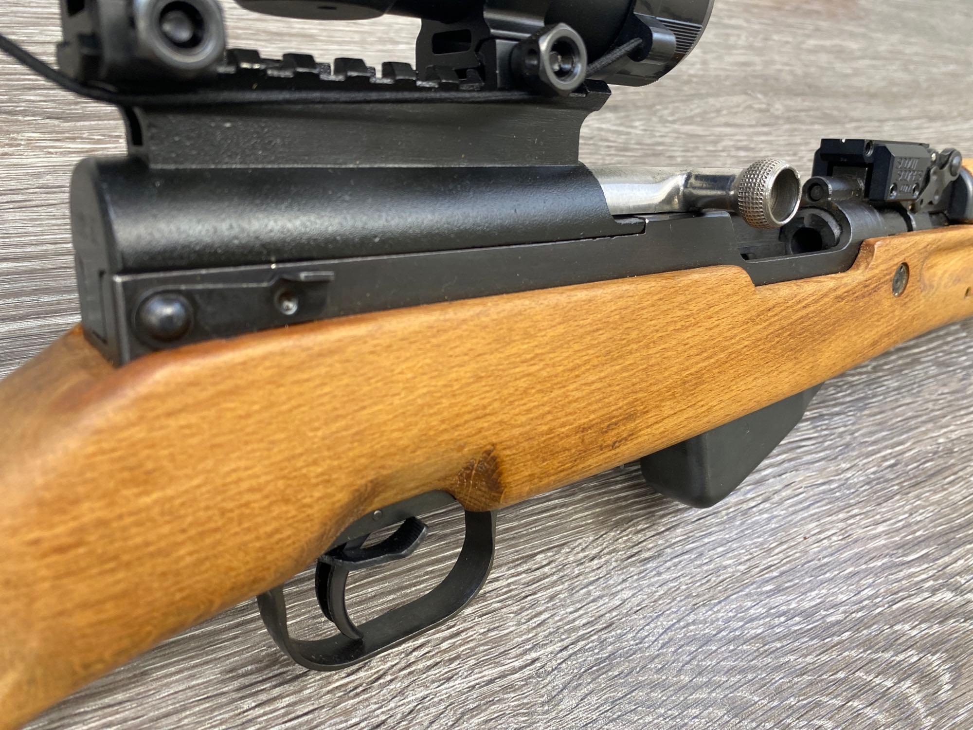 YUGOSLAVIAN SKS 7.62X39 SEMI AUTO RIFLE W/ SCOPE
