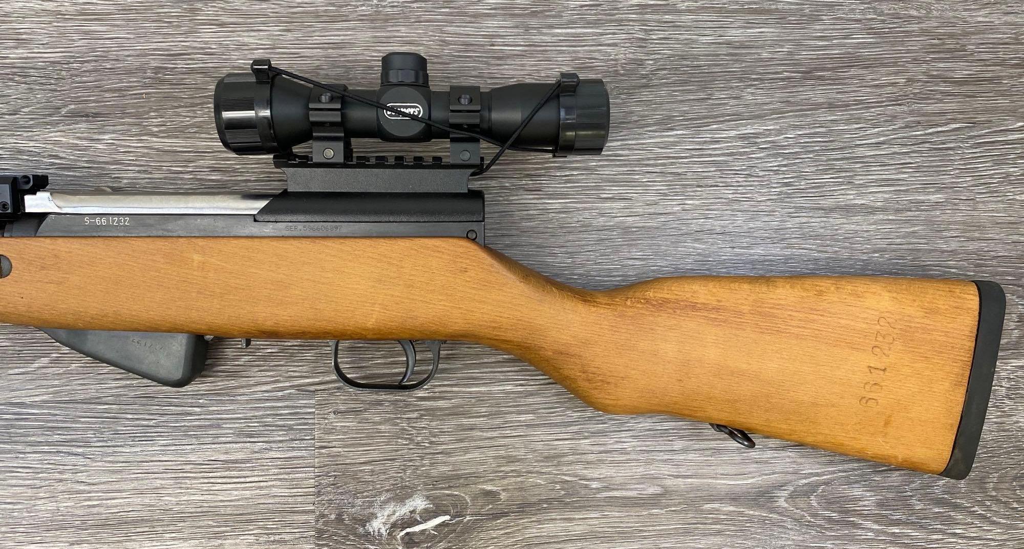 YUGOSLAVIAN SKS 7.62X39 SEMI AUTO RIFLE W/ SCOPE