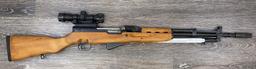 YUGOSLAVIAN SKS 7.62X39 SEMI AUTO RIFLE W/ SCOPE