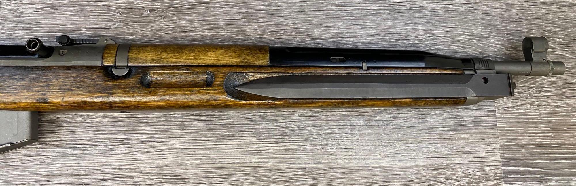 CZECH MODEL VZ 52/57 7.62X39 CAL. SEMI AUTO RIFLE W/FOLDING BAYONET