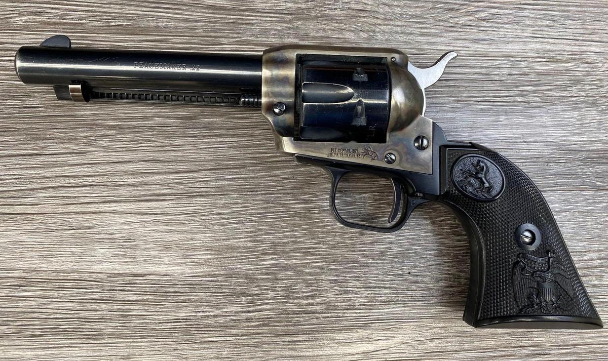 COLT PEACEMAKER SAA MODEL .22 LR CAL. DA REVOLVER (CIRCA 1972).