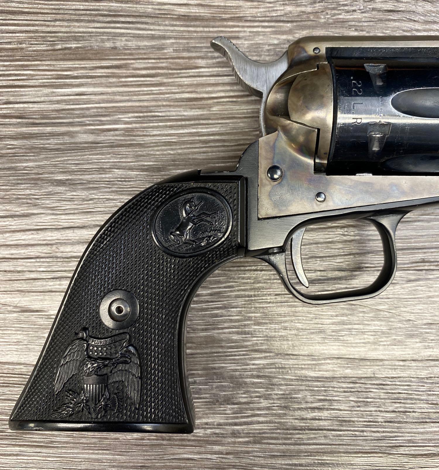 COLT PEACEMAKER SAA MODEL .22 LR CAL. DA REVOLVER (CIRCA 1972).