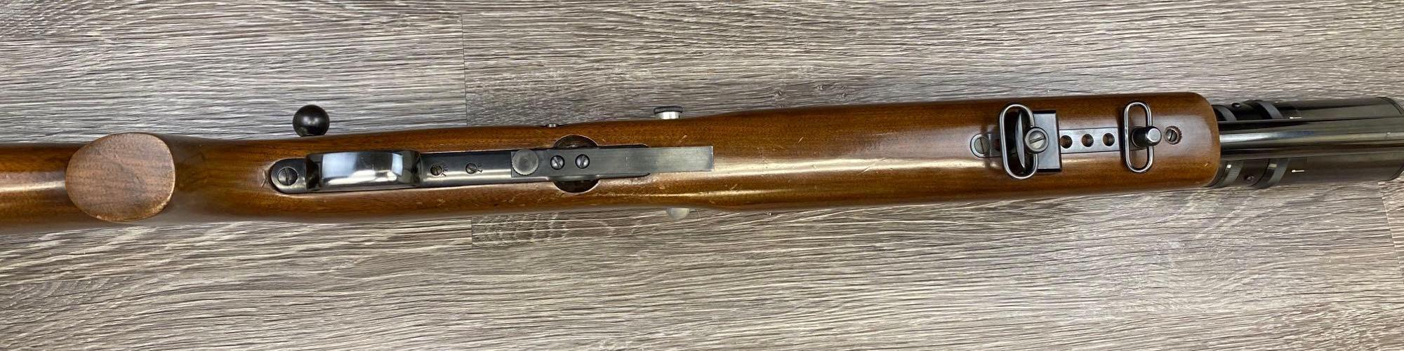 WINCHESTER MODEL 52 .22 LR CAL. SINGLE-SHOT BOLT-ACTION RIFLE W/J. UNERTL SCOPE (CIRCA 1961).