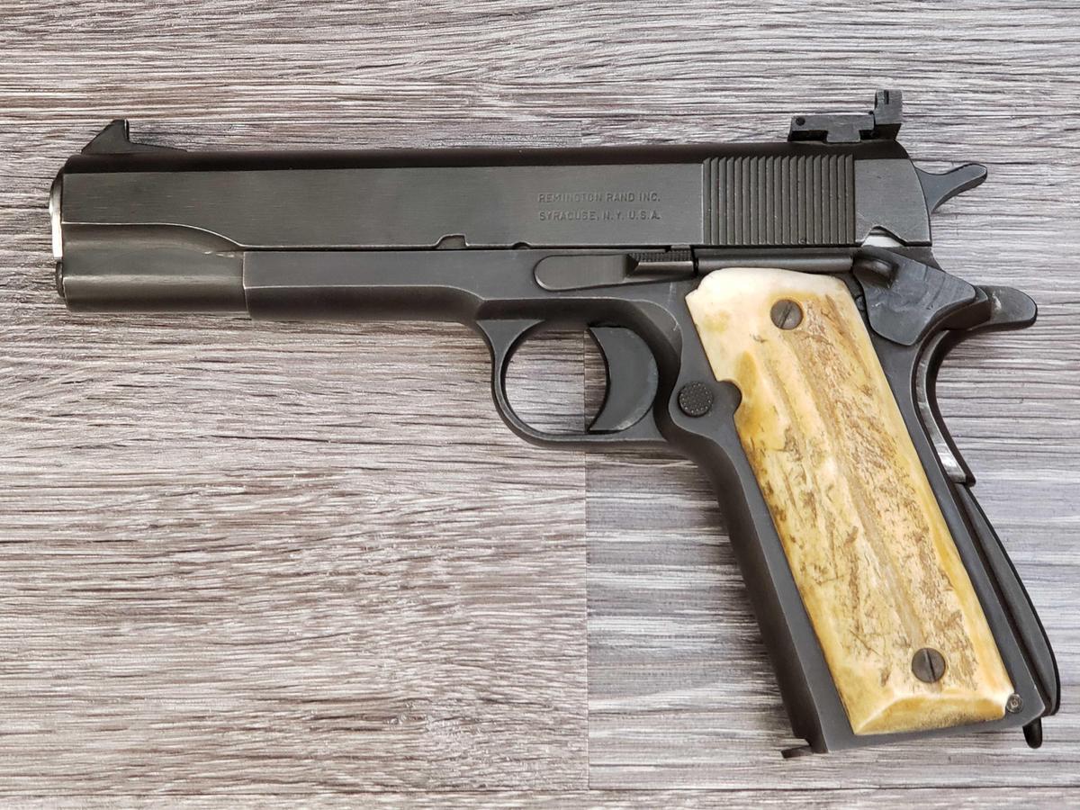 ESSEX ARMS CORP. MODEL 1911-A1 .45 ACP SEMI-AUTO PISTOL WITH REMINGTON-RAND SLIDE