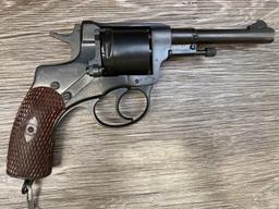 WWII NAGANT MODEL 1895 .32 REVOLVER w/Holster