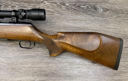 SCOPED MAUSER-WERKE LUXUS MODEL 201 .22 LR BOLT-ACTION RIFLE