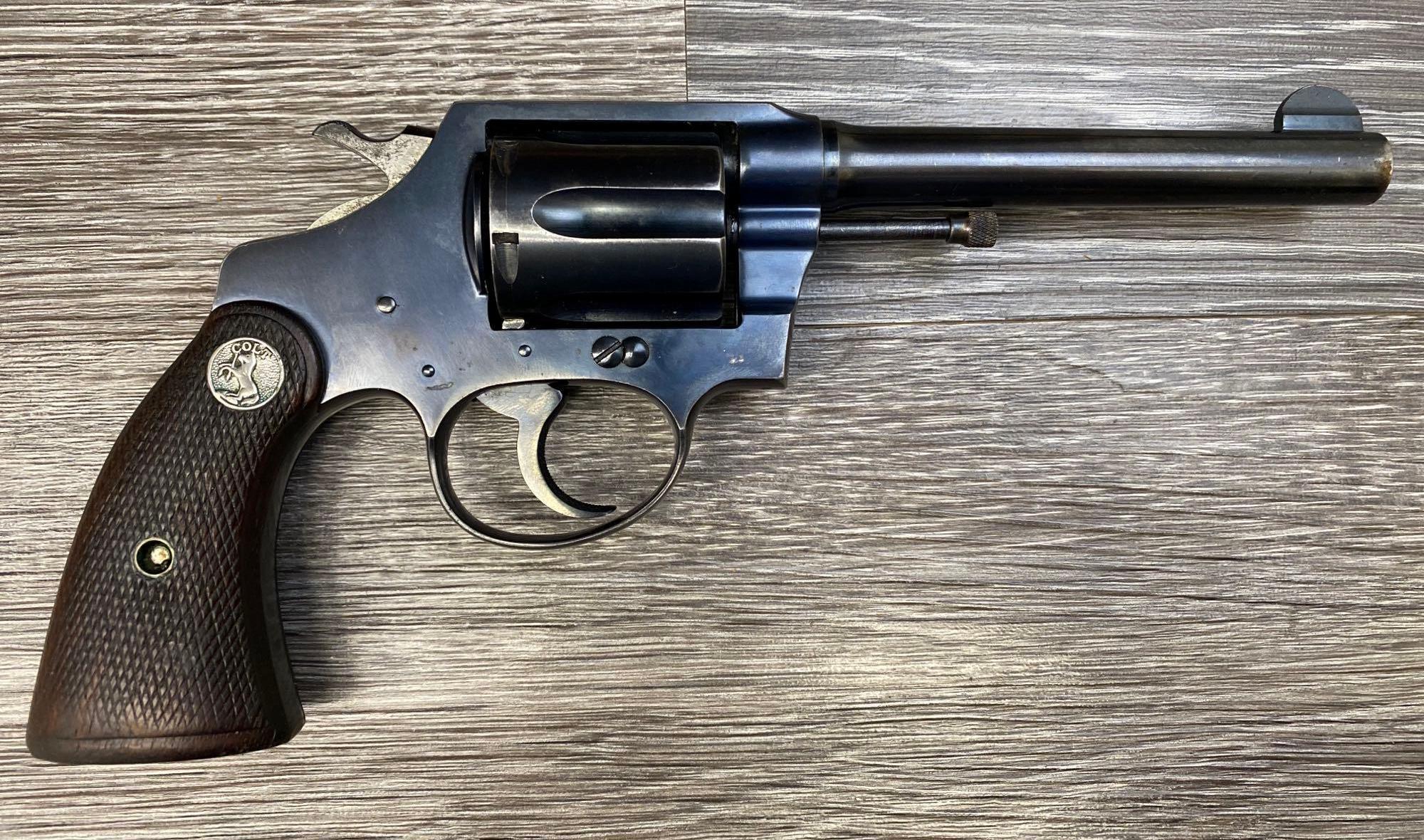 COLT POLICE POSITIVE MODEL .38 SPECIAL CAL. DA REVOLVER.