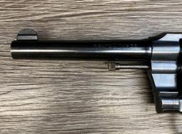 SCARCE COLT OFFICIAL POLICE PRE-WAR DA REVOLVER .38 CALIBER RARE 5" BARREL W/BOX.