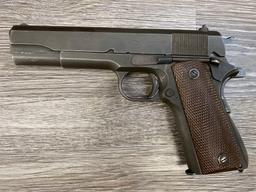 ITHACA M1911A1 U.S. PROPERTY MARKED .45 SEMI AUTO PISTOL