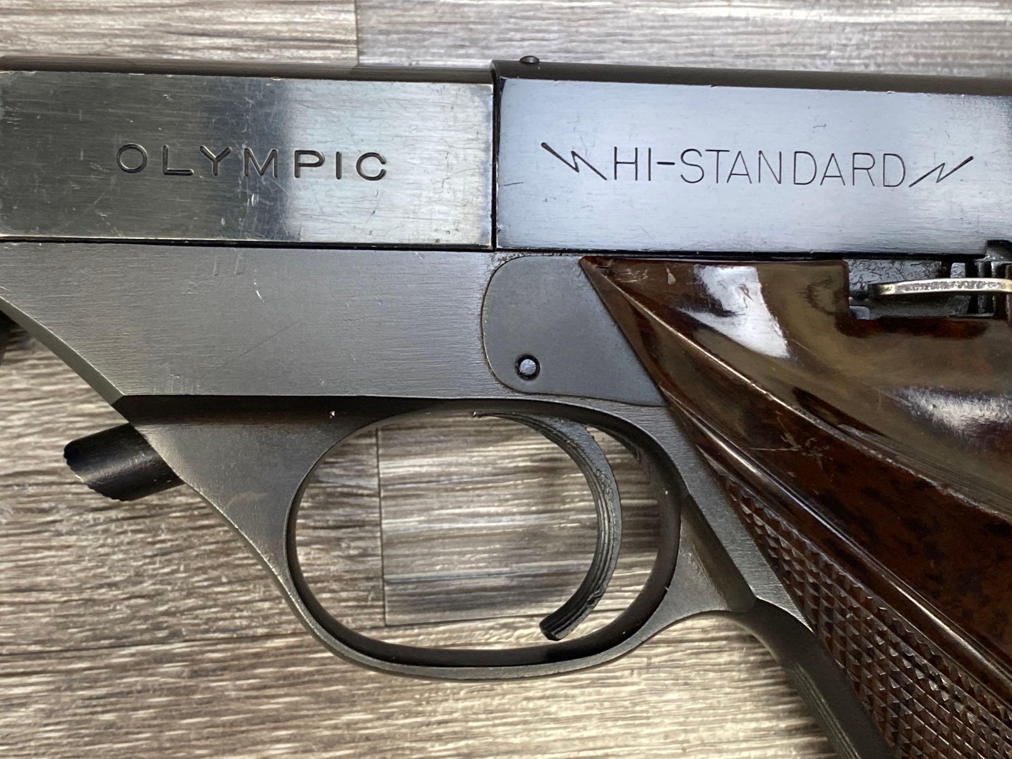 HIGH STANDARD OLYMPIC .22 SHORT SEMI-AUTOMATIC PISTOL