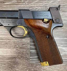 HIGH STANDARD SUPERMATIC TROPHY .22 LR SEMI-AUTO TARGET PISTOL