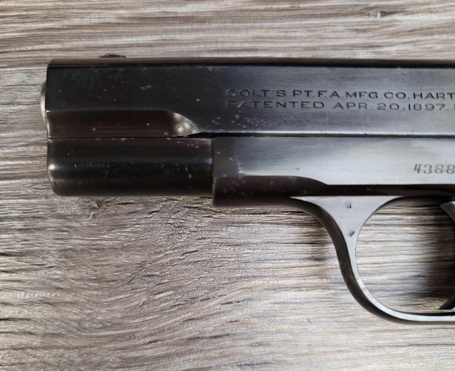 COLT MODEL 1903 SEMI-AUTO PISTOL .32 ACP W/ COLT BOX/DOCS (CIRCA 1924).