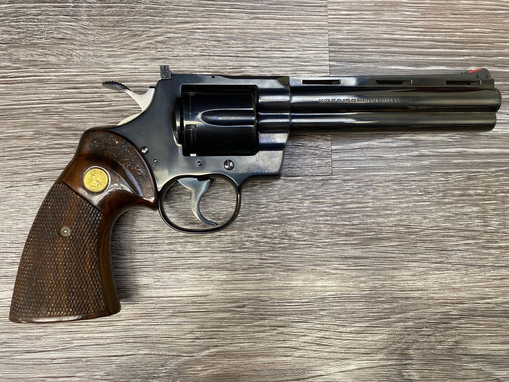 COLT PYTHON 6" REVOLVER .357 MAGNUM