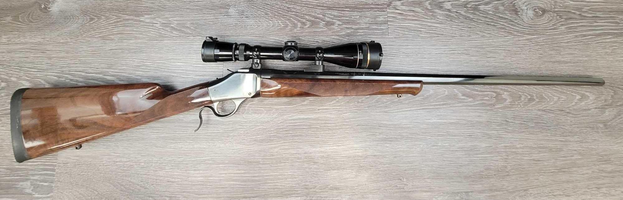 BROWNING MODEL 1885 HIGH WALL .30-06 SINGLE SHOT RIFLE W/LEUPOLD SCOPE