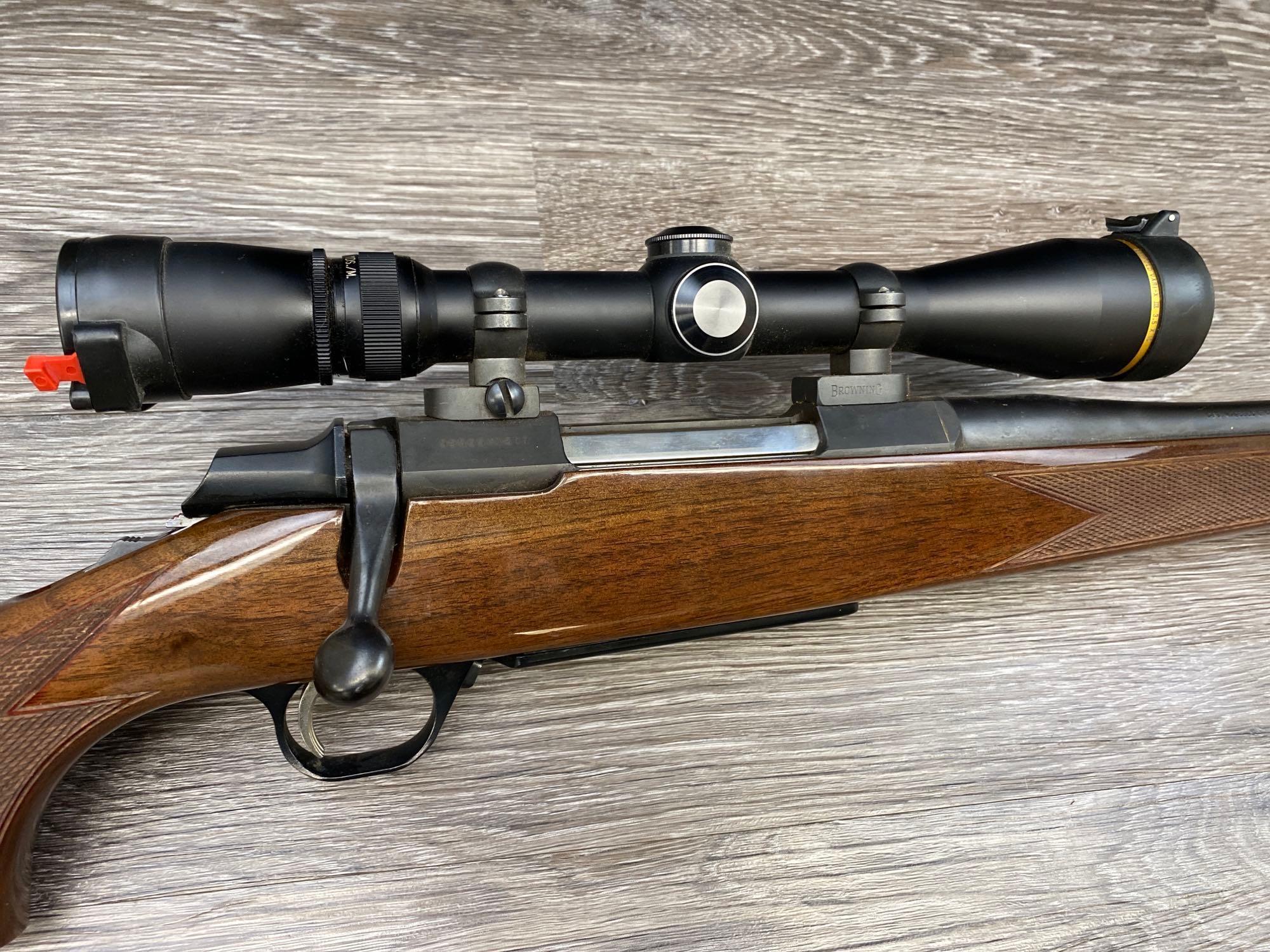 BROWNING A BOLT .270 WIN BOLT ACTION SPORTING RIFLE W/LEUPOLD SCOPE