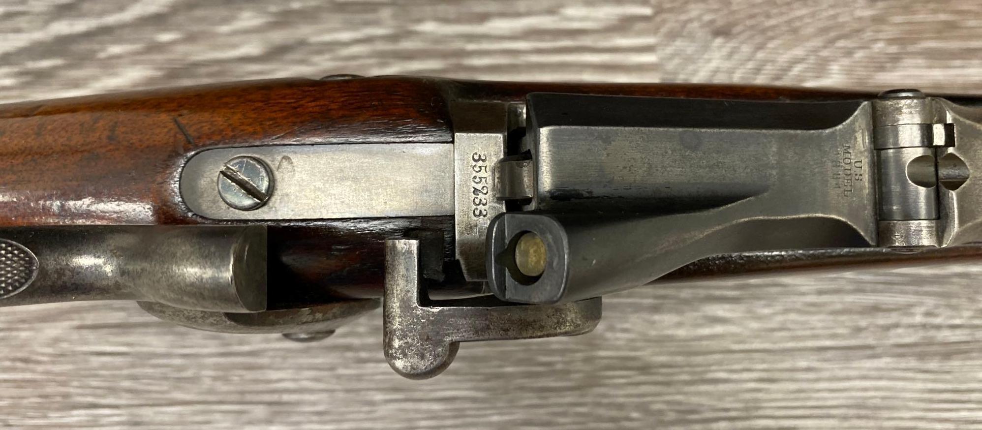 US SPRINGFIELD MODEL1884 .45-70 CALIBER TRAP-DOOR SINGLE SHOT RIFLE