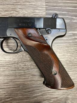 HIGH STANDARD MODEL D .22 LR SEMI AUTO TARGET PISTOL