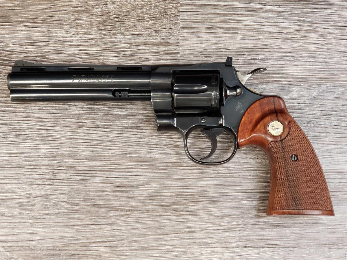 COLT PYTHON 6" REVOLVER .357 MAGNUM