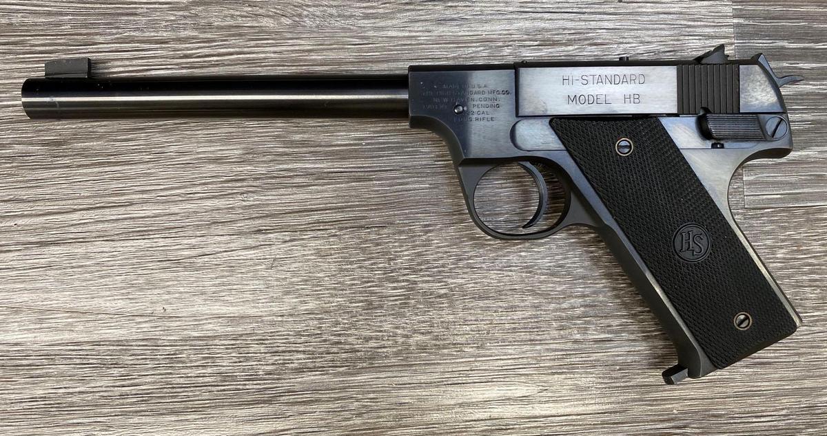 HIGH STANDARD MODEL HB .22 LR SEMI AUTO PISTOL