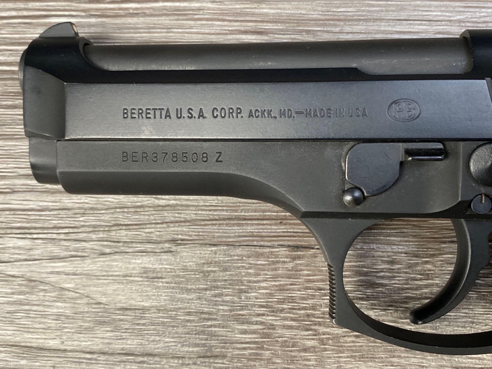 BERETTA MODEL 92FS CENTURION SEMI-AUTO PISTOL 9MM