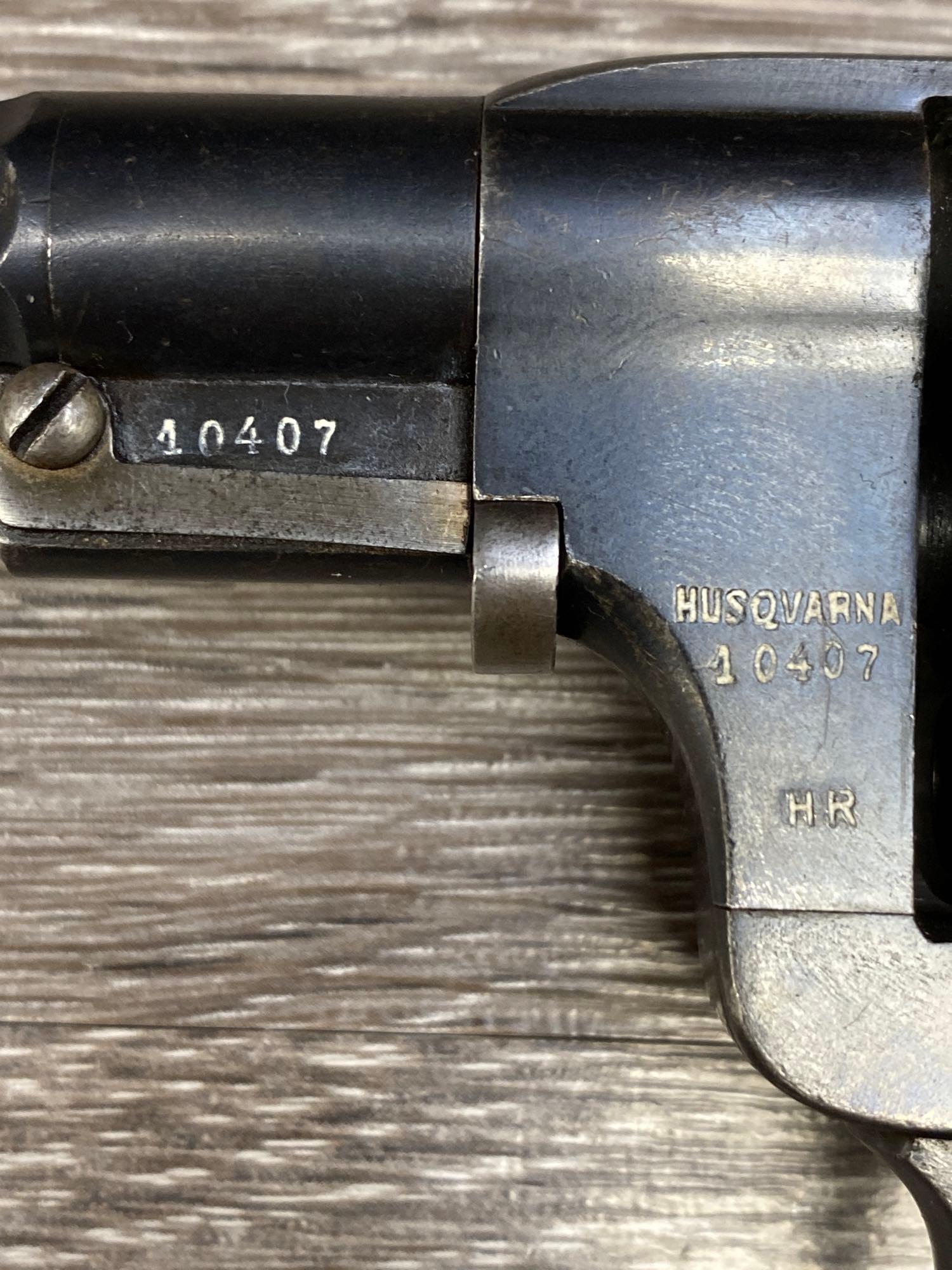 HUSQVARNA MODEL 1887 NAGANT DA REVOLVER 7.5 MM