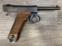 WW II JAPANESE NAMBU TYPE 14 SEMI-AUTO PISTOL 8MM NAMBU DATED 1944