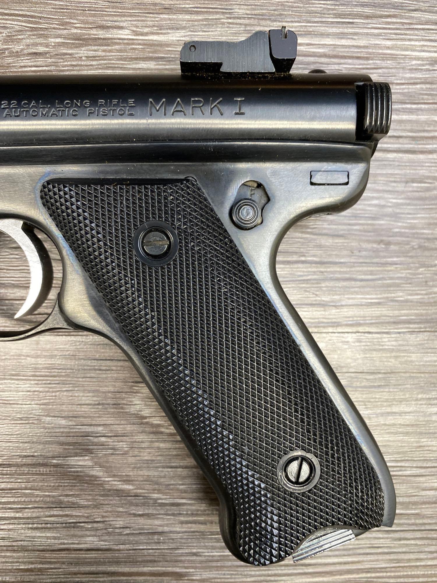 RUGER MARK I .22 SEMI-AUTOMATIC TARGET PISTOL