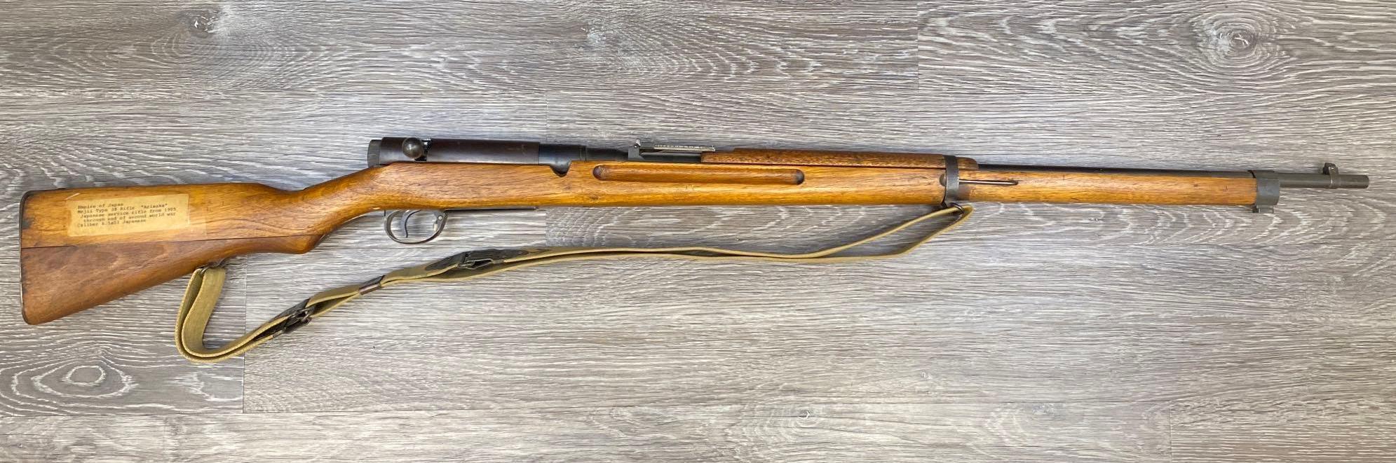 JAPANESE ARISAKA TYPE 38 6.5 CAL BOLT ACTION RIFLE