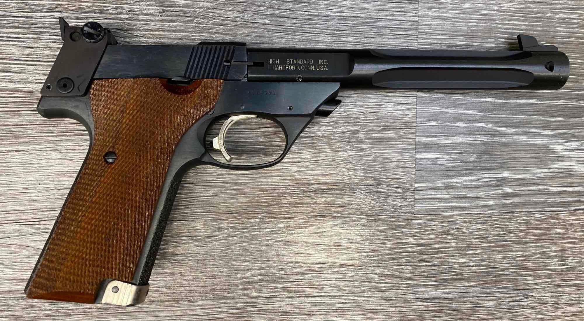 HIGH STANDARD SUPERMATIC CITATION .22 LR SEMI AUTO TARGET PISTOL