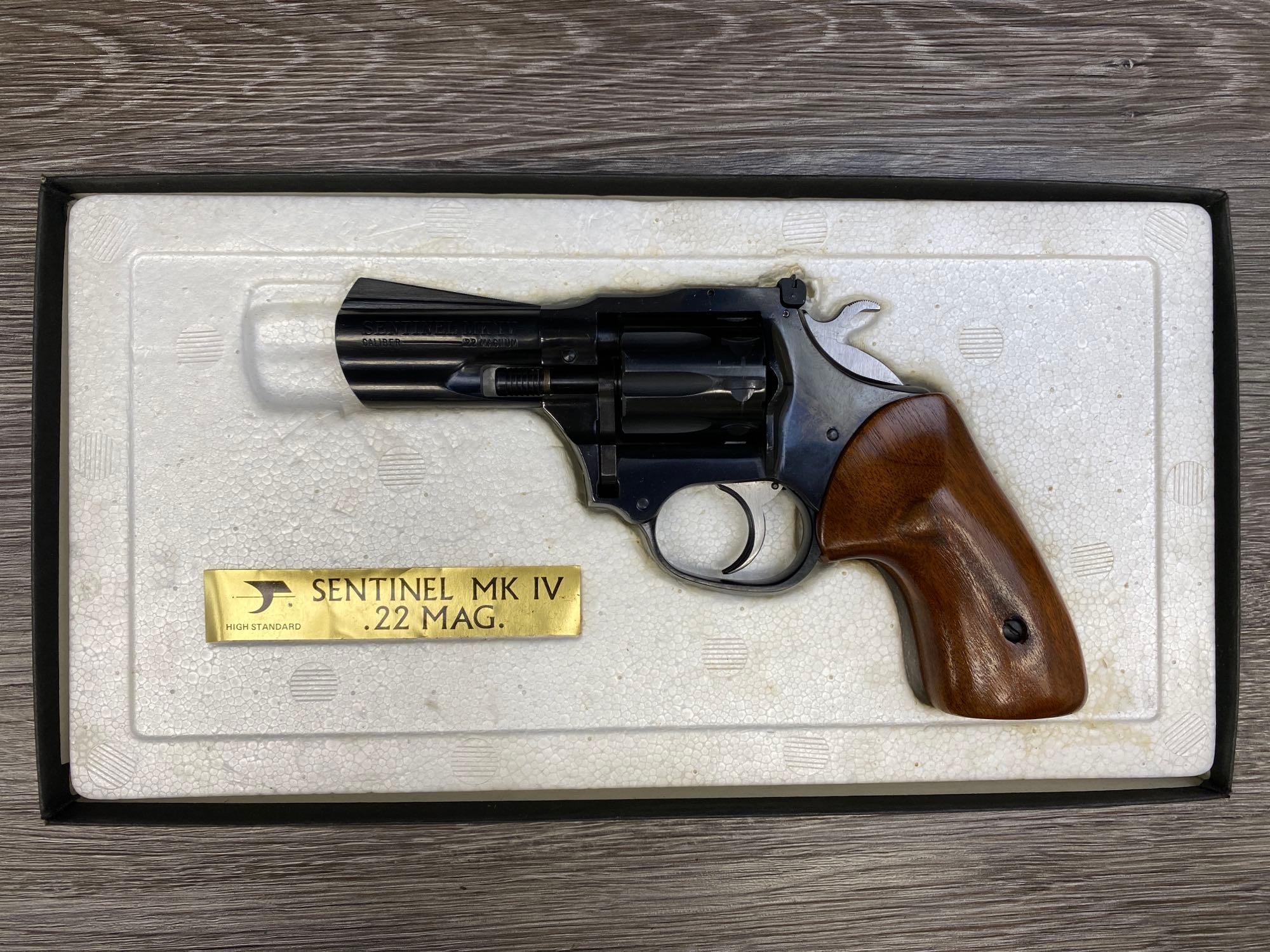 HIGH STANDARD SENTINEL MK IV 9-SHOT REVOLVER .22 MAGNUM