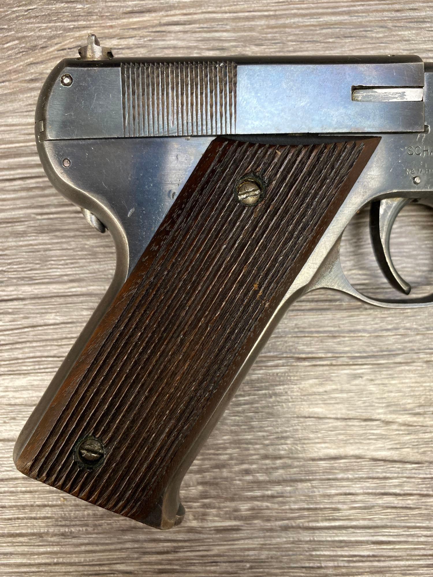 RARE SCHALL & Co REPEATING HANDGUN SEMI-AUTO .22 LR PISTOL