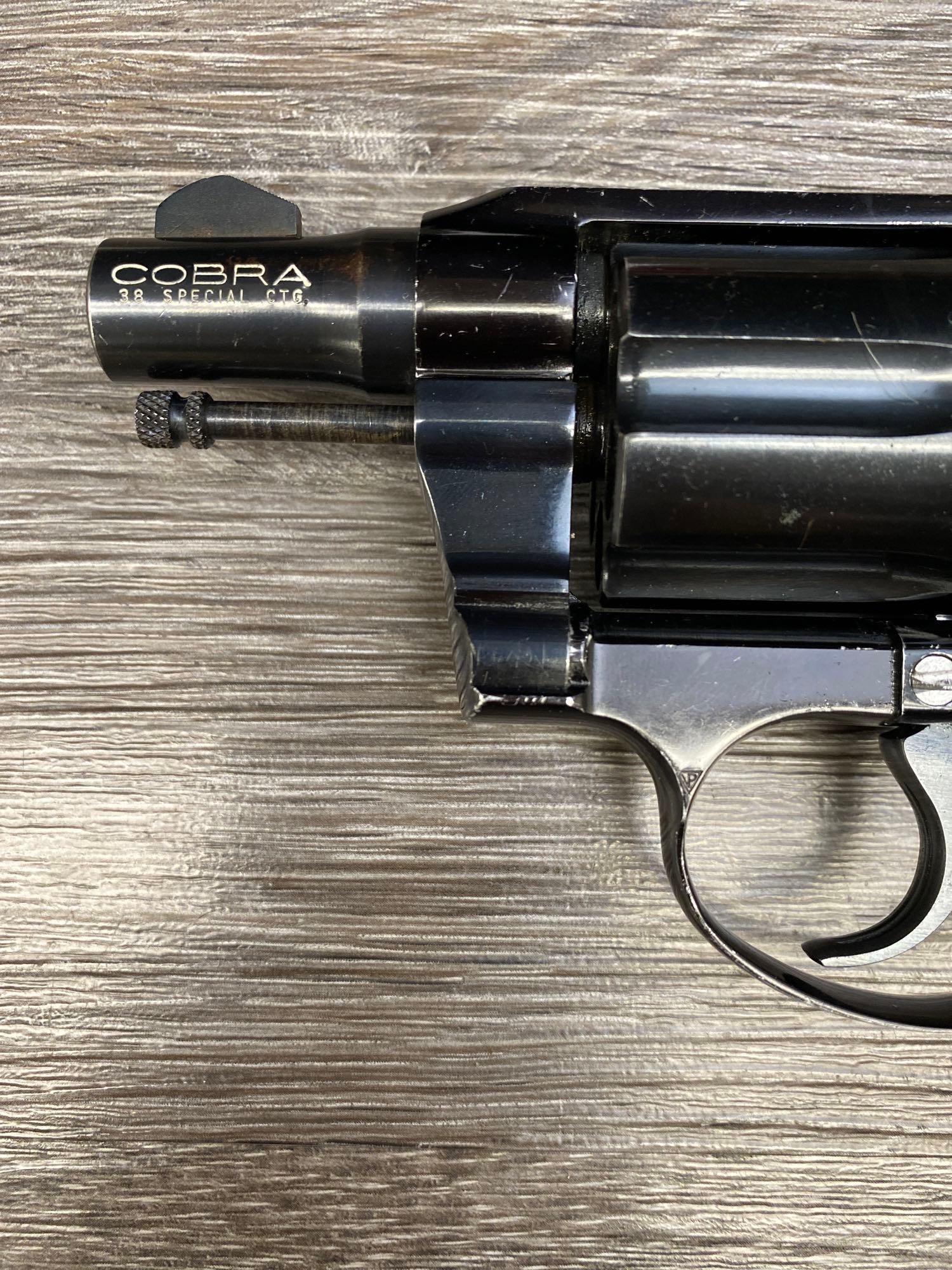 COLT COBRA 1ST ISSUE DA REVOLVER .38 SPECIAL CALIBER