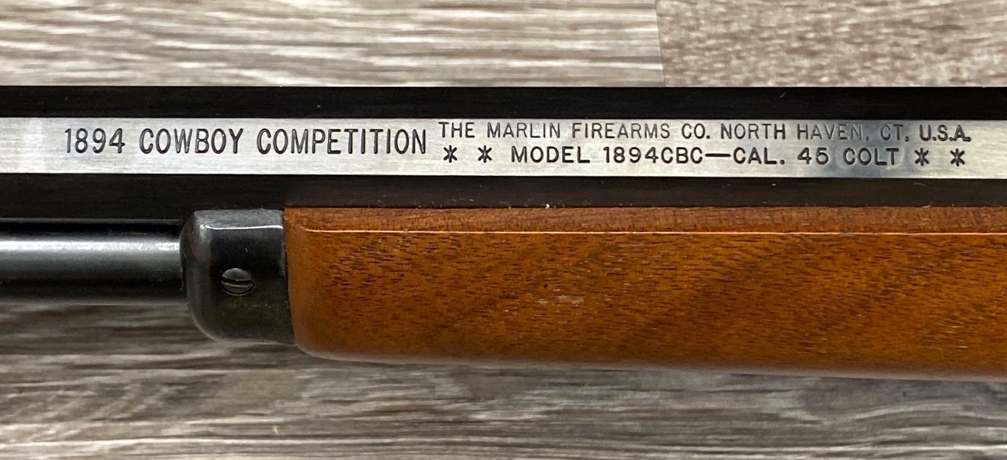 MARLIN MODEL 1894 CBC COWBOY COMPETITION LEVER ACTION RIFLE .45 COLT