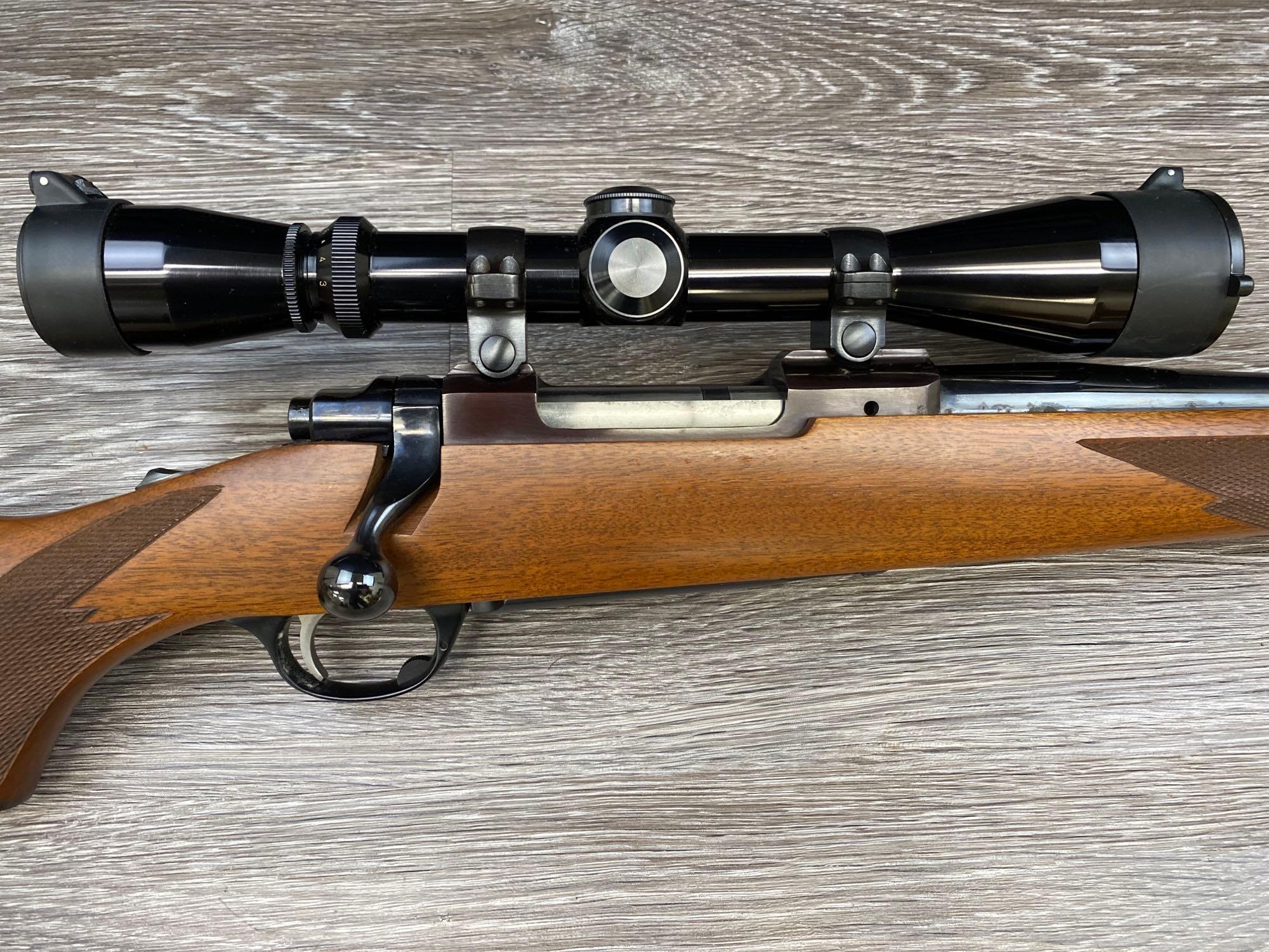 RUGER M77 BOLT-ACTION RIFLE .308 WIN. CAL. w/ LEUPOLD SCOPE