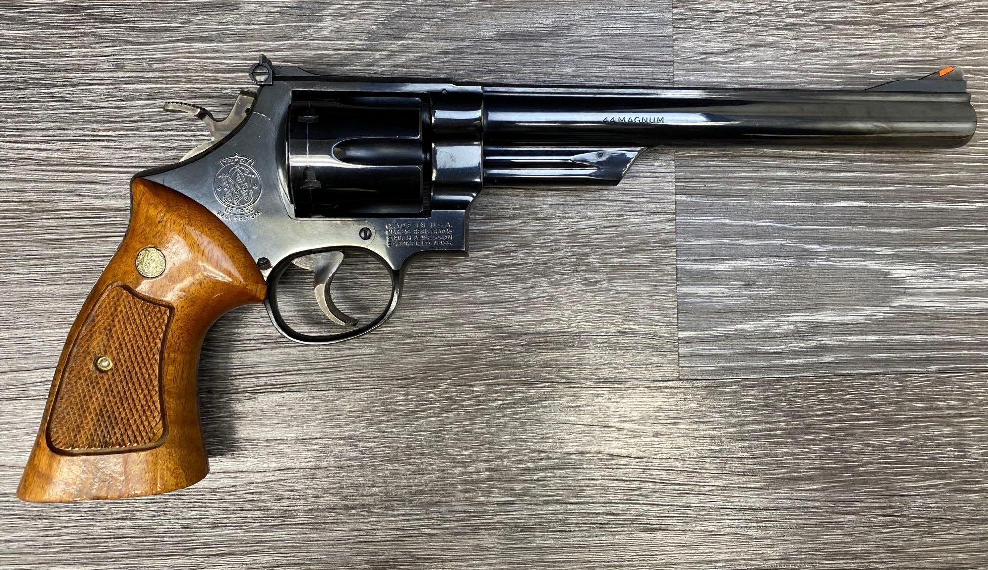 SMITH & WESSON MODEL 29-2 DA REVOLVER .44 MAGNUM 8-3/8" BBL (CIRCA 1973)