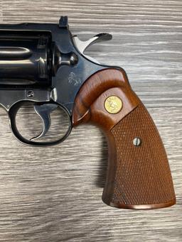 COLT PYTHON MODEL .357 MAGNUM CALIBER DA REVOLVER (CIRCA 1967) W/CARDBOARD FACTORY BOX/INSERTS.