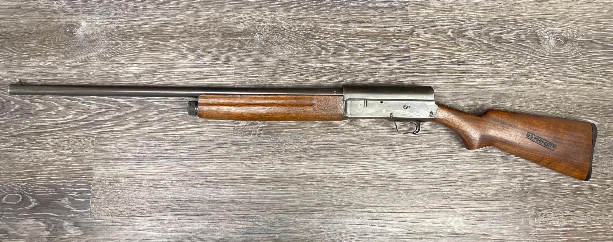 WWII SAVAGE ARMS CORP. MODEL 720 12-GAUGE MILITARY SHOTGUN