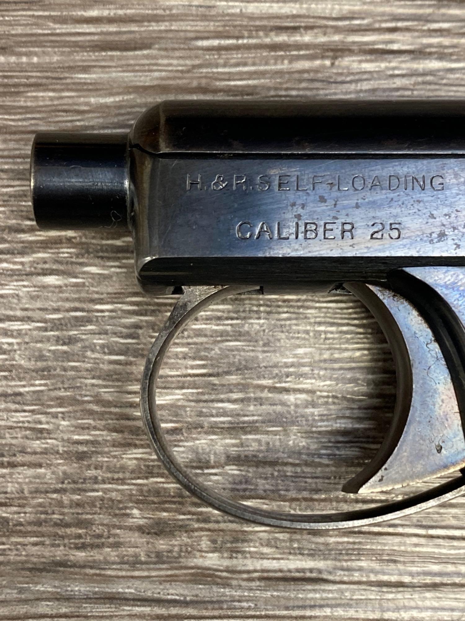 HARRINGTON & RICHARDSON SELF-LOADING .25 ACP SEMI-AUTO PISTOL