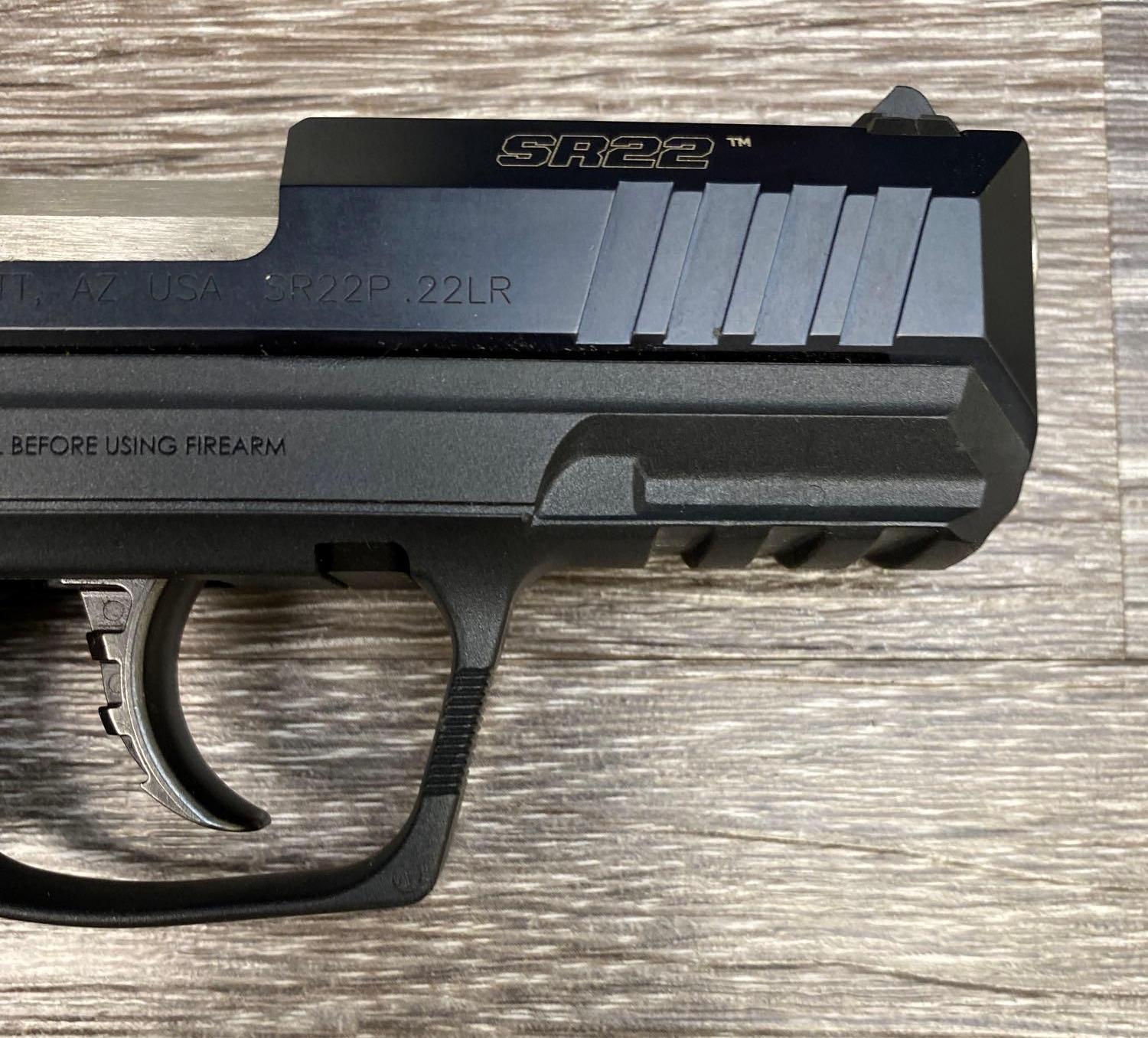 RUGER SR22 SEMI-AUTO PISTOL .22 LR