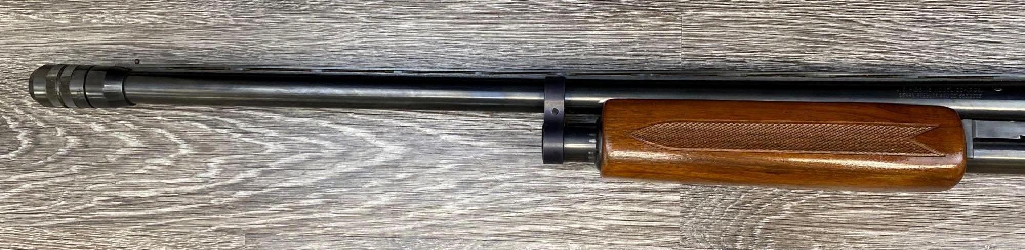 J.C. HIGGINS-SEARS MODEL 20 SLIDE-ACTION SHOTGUN 12 GAUGE