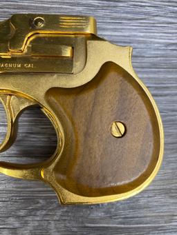 HIGH STANDARD GOLD PLATED PRESENTATION O/U DERRINGER .22 MAGNUM CAL.