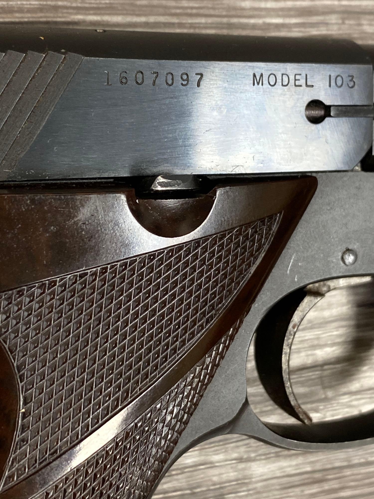 HIGH STANDARD SPORT KING M-103 .22LR SEMI AUTO PISTOL (CIRCA LATE 1960'S).