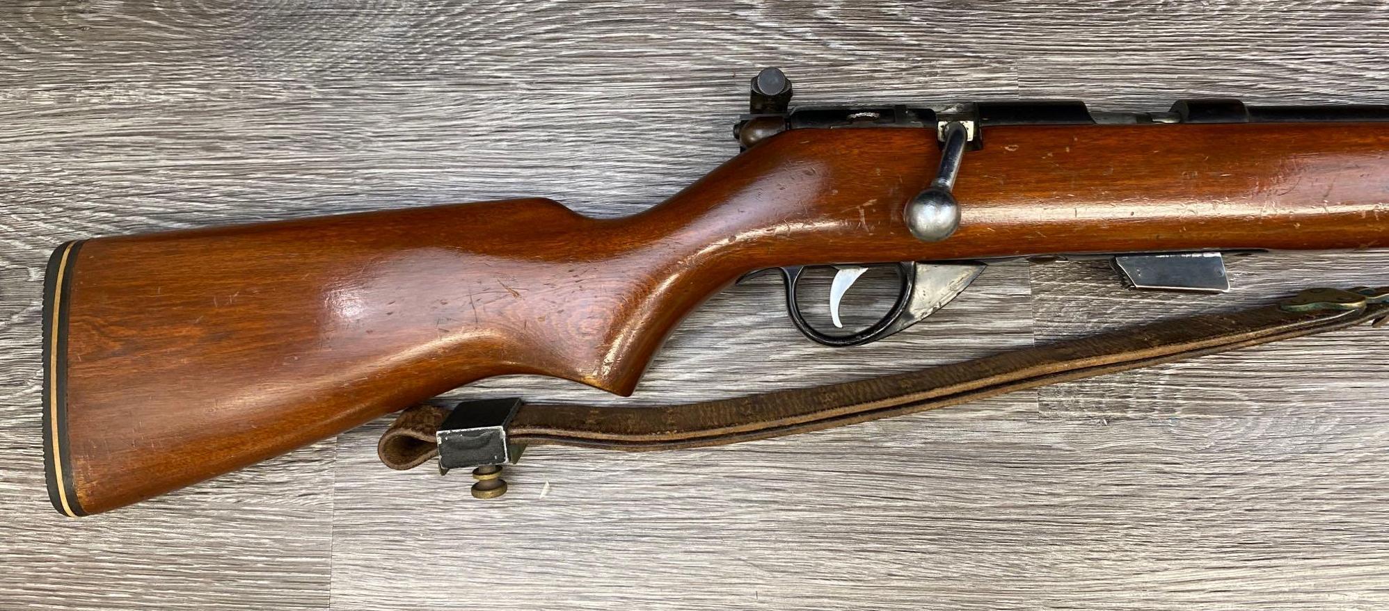 JC HIGGINS MOD. 10316 B-A RIFLE FOR SEARS, ROEBUCK & CO., .22 S, L OR LR CAL. W/SLING/1 MAGAZINE